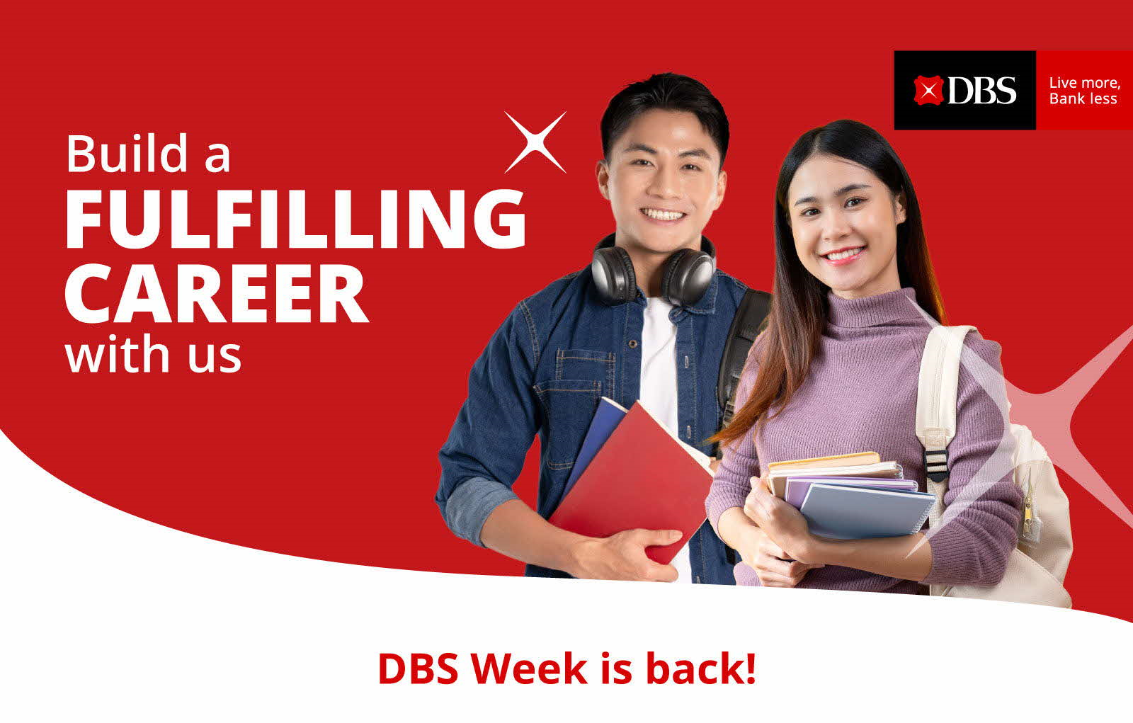 即刻報名星展銀行職涯週RSVP DBS Week 2024: Build a fulfilling career with us! (報名至8/20止)